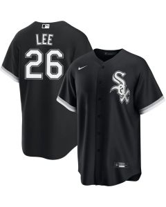 Men's Chicago White Sox #26 Korey Lee Black Home Official Player Jersey