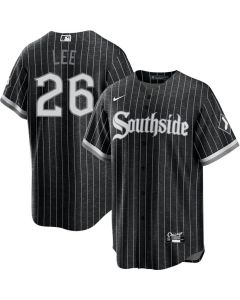 Men's Chicago White Sox #26 Korey Lee Black Home Replica Jersey