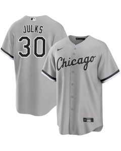 Men's Chicago White Sox #30 Corey Julks Gray Home Official Player Jersey