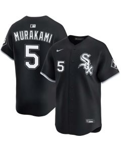 Men's Chicago White Sox #5 Munetaka Murakami Black Alternate Limited Jersey