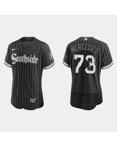 Men's Chicago White Sox #73 Yermin Mercedes 2021 City Connect Flex Base Stitched Jersey