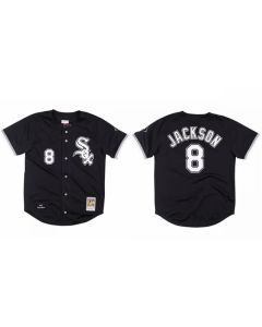 Men's Chicago White Sox #8 Bo Jackson Black Stitched Jersey