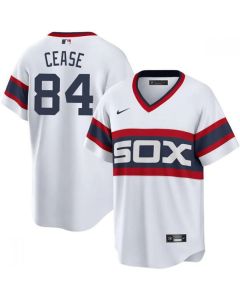 Men's Chicago White Sox #84 Dylan Cease White Cool Base Stitched Jersey (White)