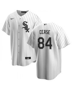 Men's Chicago White Sox #84 Dylan Cease White Cool Base Stitched Jersey
