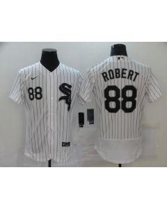 Men's Chicago White Sox #88 Luis Robert White Flex Base Stitched Jersey