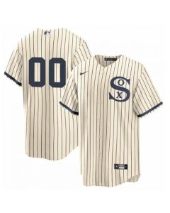 Men's Chicago White Sox ACTIVE PLAYER Custom 2021 Cream/Navy Field of Dreams Cool Base Jersey
