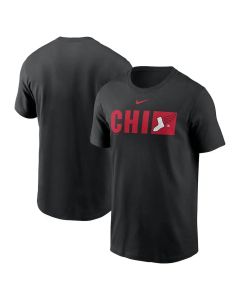 Men's Chicago White Sox Black 2025 City Connect Tricode T-Shirt