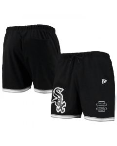 Men's Chicago White Sox Black Mesh Shorts