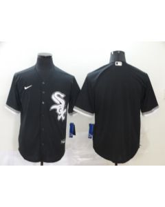 Men's Chicago White Sox Blank Black Cool Base Stitched MLB Jersey