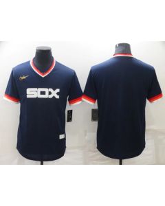 Men's Chicago White Sox Blank Navy Stitched Jersey