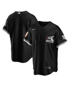 Men's Chicago White Sox Blank White Cool Base Stitched Jersey (White)