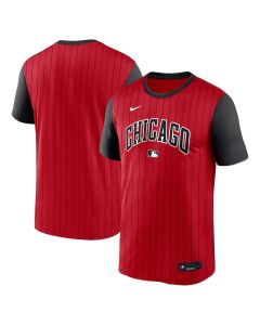 Men's Chicago White Sox Red/Black 2025 City Connect Authentic Collection Velocity Performance T-Shirt