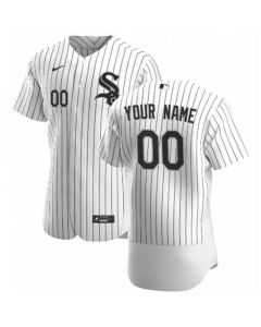 Men's Chicago White Sox White Customized Stitched MLB Jersey