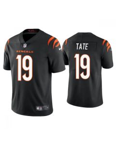 Men's Cincinnati Bengals #19 Auden Tate 2021 Black Vapor Untouchable Limited Stitched Jersey