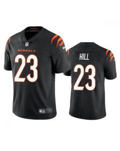 Men's Cincinnati Bengals #23 Daxton Hill Black Vapor Untouchable Limited Stitched Jersey