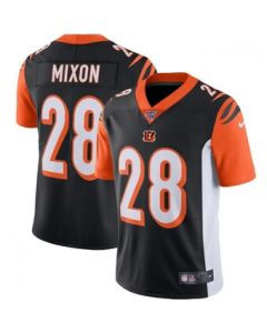 Men's Cincinnati Bengals #28 Joe Mixon Black 2019 100th Season Vapor Untouchable Limited Stitched NFL Jersey