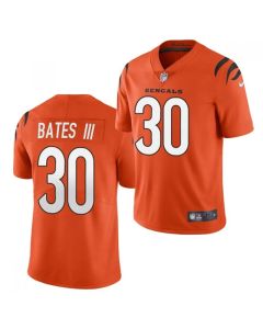 Men's Cincinnati Bengals #30 Jessie Bates III 2021 New Orange Vapor Untouchable Limited Stitched Jersey