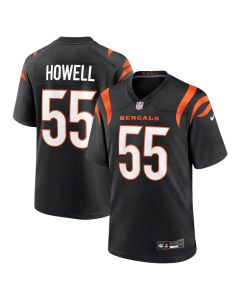 Men's Cincinnati Bengals #55 Cashius Howell Black 2026 NFL Draft Game Jersey (Black)