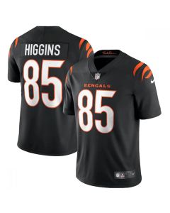 Men's Cincinnati Bengals #85 Tee Higgins 2021 New Black Vapor Untouchable Limited Stitched Jersey
