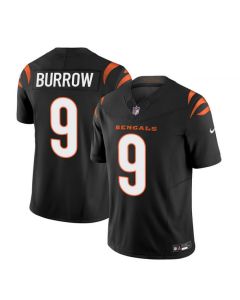 Men's Cincinnati Bengals #9 Joe Burrow Black 2023 F.U.S.E. Vapor Untouchable Limited Stitched Jersey