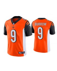 Men's Cincinnati Bengals #9 Joe Burrow Orange Vapor Untouchable Limited Stitched NFL Jersey