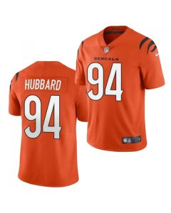 Men's Cincinnati Bengals #94 Sam Hubbard 2021 Orange Vapor Untouchable Limited Stitched Jersey