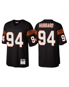 Men's Cincinnati Bengals #94 Sam Hubbard Black Throwback Legacy Stitched Jersey