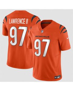 Men's Cincinnati Bengals #97 Dexter Lawrence II Orange 2026 F.U.S.E. Vapor Untouchable Limited Stitched Football Jersey