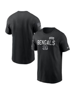 Men's Cincinnati Bengals Black 2026 Salute to Service Sideline Dri-FIT T-Shirt