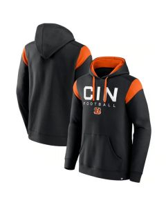 Men's Cincinnati Bengals Black Call The Shot Pullover Hoodie