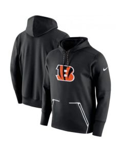 Men's Cincinnati Bengals Black Champ Drive Vapor Speed Pullover Hoodie