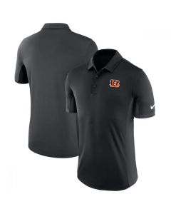 Men's Cincinnati Bengals Black Evergreen Polo