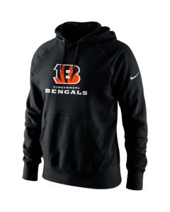 Men's Cincinnati Bengals Black Lockup Pullover Hoodie