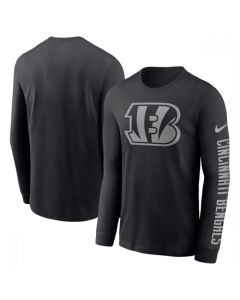 Men's Cincinnati Bengals Black Long Sleeve T-Shirt