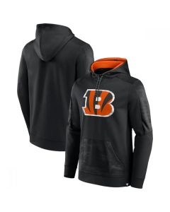 Men's Cincinnati Bengals Black On The Ball Pullover Hoodie