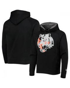 Men's Cincinnati Bengals Black Pullover Hoodie (Black)