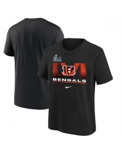 Men's Cincinnati Bengals Black Super Bowl LVI Champions T-Shirt