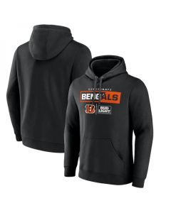 Men's Cincinnati Bengals Black x Bud Light Pullover Hoodie