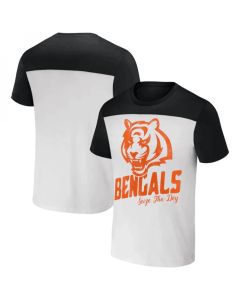 Men's Cincinnati Bengals Cream/Black x Darius Rucker Collection Colorblocked T-Shirt