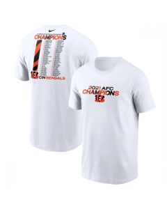 Men's Cincinnati Bengals White Super Bowl LVI Champions T-Shirt
