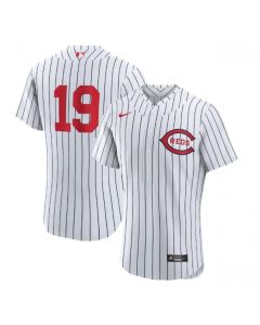 Men's Cincinnati Reds #19 Joey Votto 2022 White Field of Dreams Stitched Baseball Jersey (White)