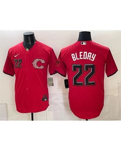 Men's Cincinnati Reds #22 JJ Bleday Red 2026 City Connect Stadium Jersey (Red)