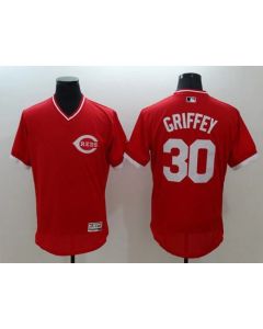 Men's Cincinnati Reds #30 Ken Griffey Red Flexbase Authentic Collection Cooperstown Stitched MLB Jersey