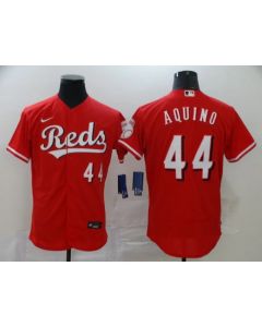 Men's Cincinnati Reds #44 Aristides Aquino Red Flex Base Stitched MLB Jersey
