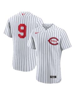 Men's Cincinnati Reds #9 Mike Moustakas 2022 White Field of Dreams Stitched Baseball Jersey (White)