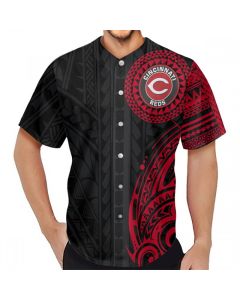Men's Cincinnati Reds Black Baseball Jersey