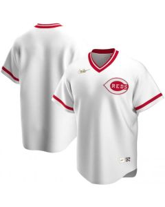Men's Cincinnati Reds Blank New White Cool Base Stitched Jersey
