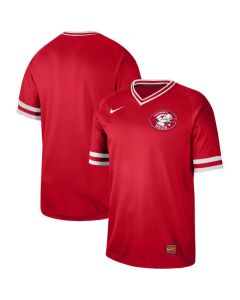 Men's Cincinnati Reds Blank Red Cooperstown Collection LegendStitched MLB Jersey