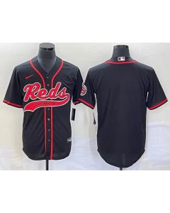 Men's Cincinnati Reds Blank Stitched Baseball Jersey