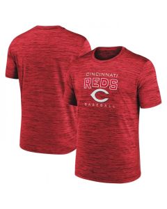 Men's Cincinnati Reds Red Velocity Practice Performance T-Shirt